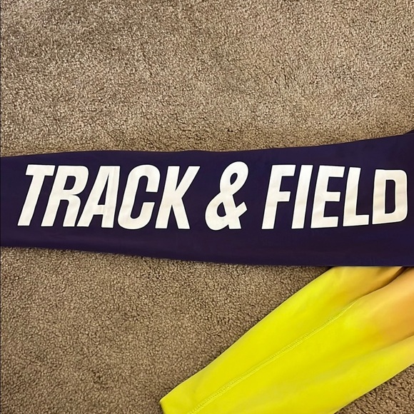 Nike colorful track and field Athletic Wear leggings - Picture 5 of 8